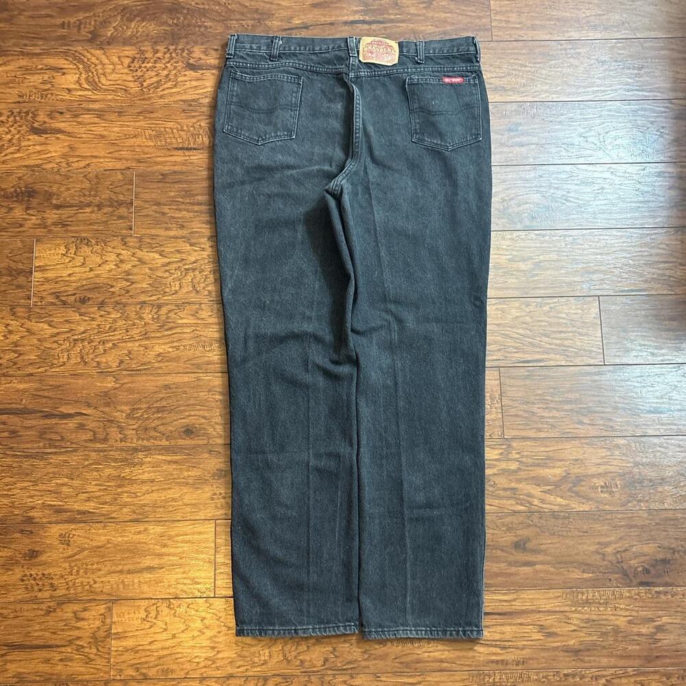 Vintage Dickies "Branders Jeans" Charcoal Black Denim Jeans Size 42X34
